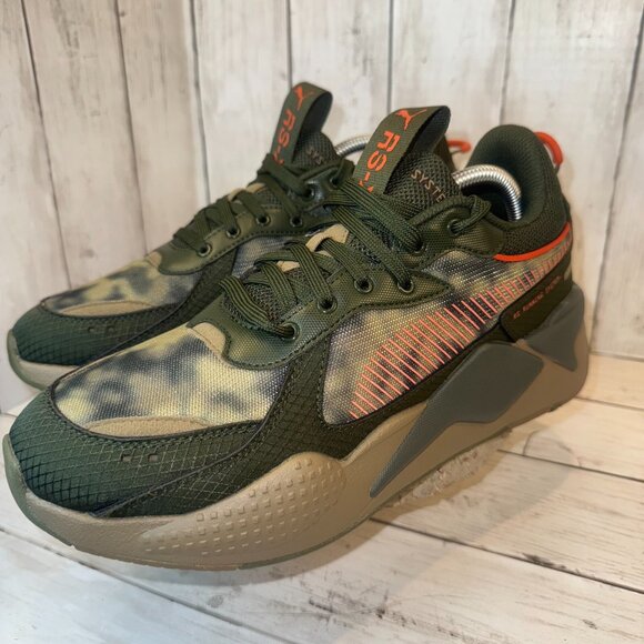 PUMA Other - PUMA Rs-X Shades of Lace Up Sneakers Shoes Camo Dye Size 10 Men's